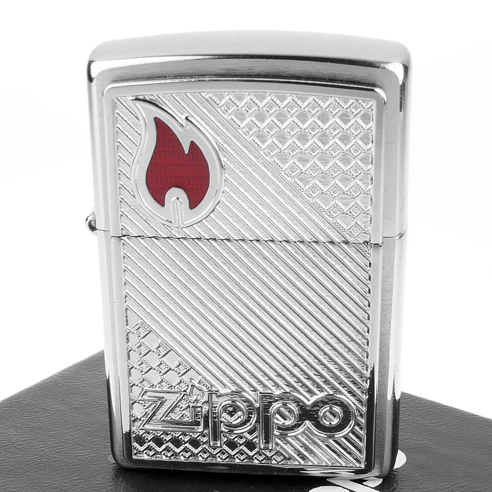 【Zippo】美系~Zippo Tiles-磁磚圖案貼飾打火機