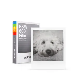 【Polaroid 寶麗來】600型 黑白色白框相紙(D6F2)
