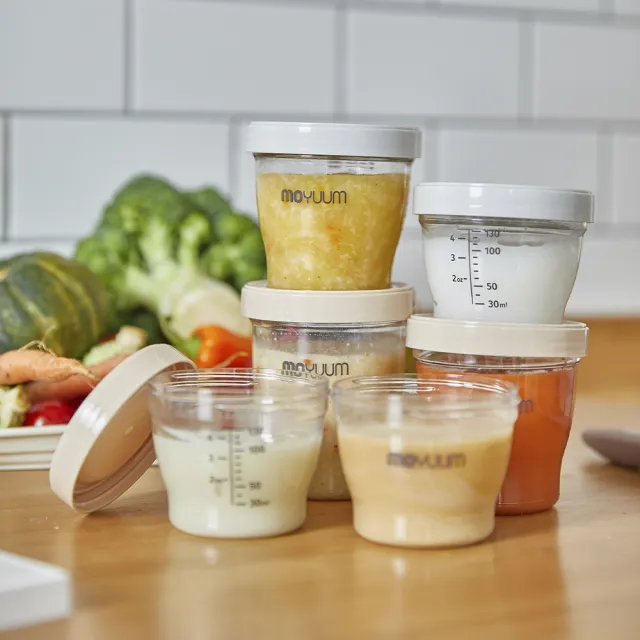 【MOYUUM】韓國 TRITAN多功能食品儲存罐3件組(130ml 多款可選)
