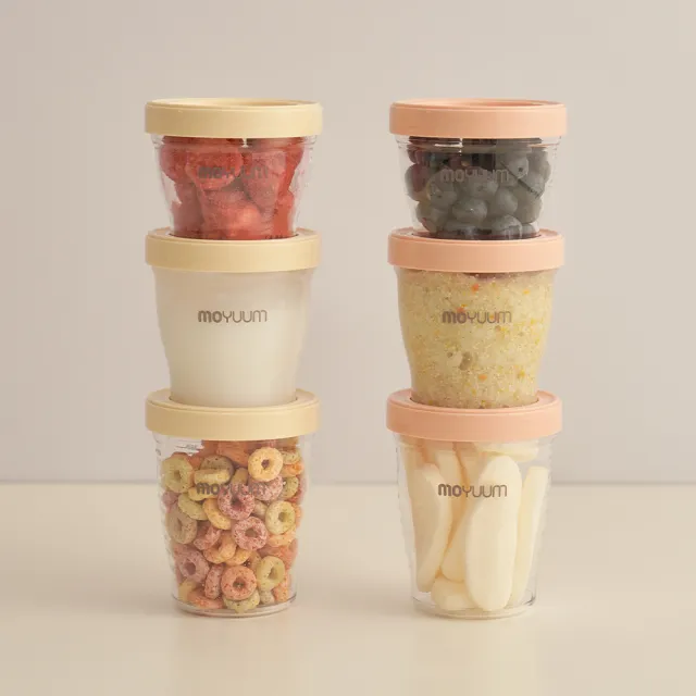 【MOYUUM】韓國 TRITAN多功能食品儲存罐3件組(130ml 多款可選)