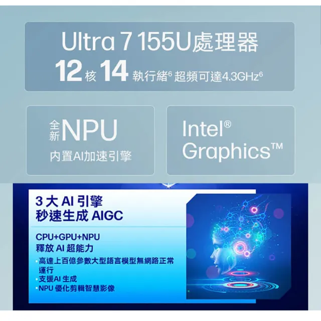 【HP 惠普】16吋Ultra7-155U 翻轉觸控EVO AI筆電(極羡翻轉 ENVY x360 16-ac0018TU/32G/1TB SSD/W11)