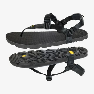 【Luna Sandals】MONO 舒適機能涼鞋 標準款 經典黑(戶外/休閒/國旅/日常/越野/夾腳拖/拖鞋)