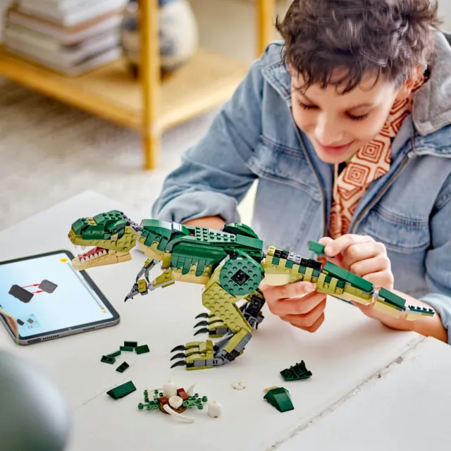【LEGO 樂高】創意百變系列3合1 31151 暴龍(動物模型 恐龍積木 DIY積木 禮物)