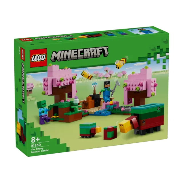 【LEGO 樂高】Minecraft 21260 櫻花園(The Cherry Blossom Garden 電玩主題玩具 麥塊 禮物)