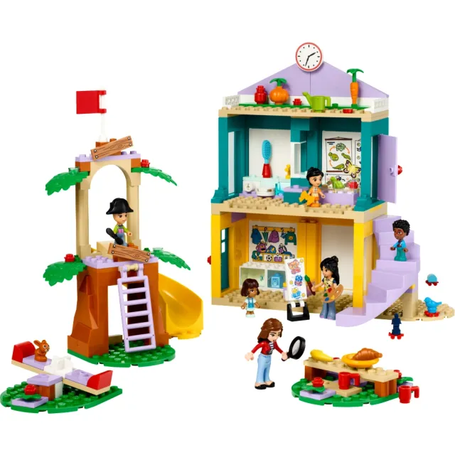 【LEGO 樂高】Friends 42636 心湖城幼兒園(家家酒 想像力遊戲 禮物)