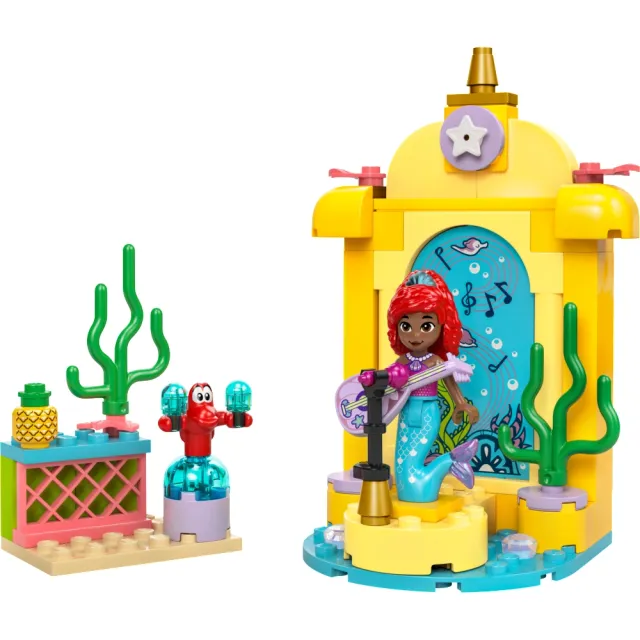 【LEGO 樂高】迪士尼公主系列 43235 愛麗兒的音樂舞台(Ariel’s Music Stage 小美人魚 禮物)