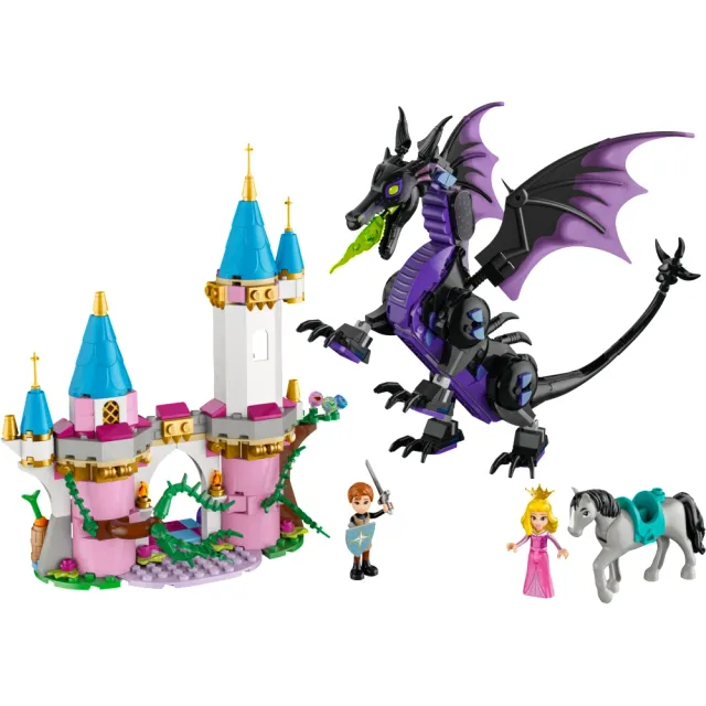 【LEGO 樂高】迪士尼公主系列 43240 龍形態黑巫婆(Maleficent’s Dragon Form 睡美人 禮物)