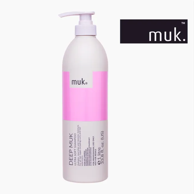 【MUK 潮嘜】柔絲洗髮乳/護髮素 1000ml(柔順最好梳理之洗髮精/潤絲)