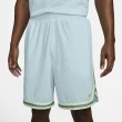 【NIKE 耐吉】球褲 DNA Basketball Shorts 男款 藍 綠 速乾 開衩 抽繩 運動褲 短褲(FN2652-474)