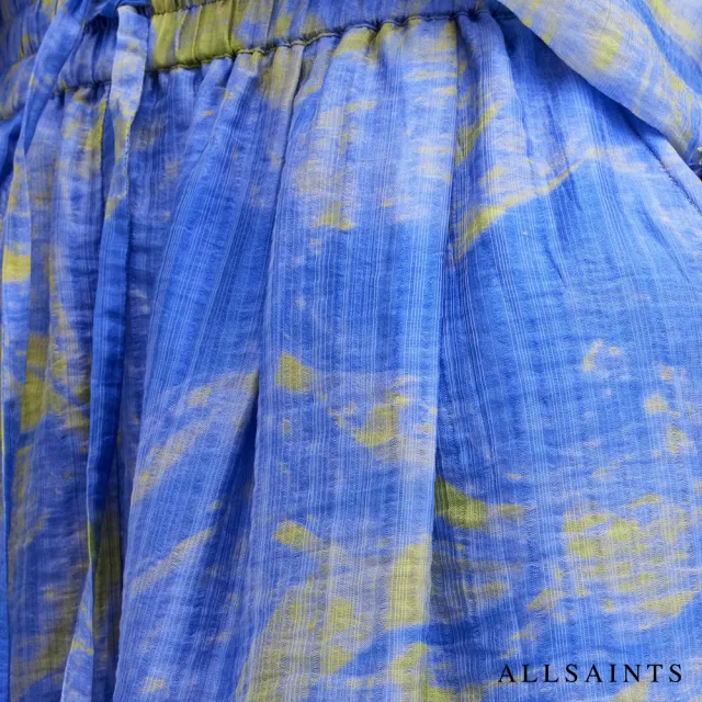 【ALLSAINTS】ISLA INSPIRAL 寬鬆輕盈印花短褲 W011TA(直筒版型)