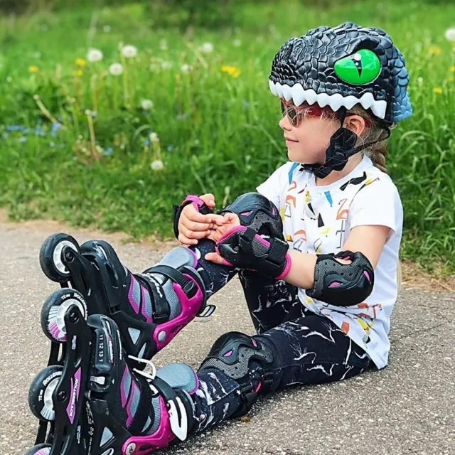 【MAF 蔓侒菲】3D安全帽-霸王龍S碼小童帽/M碼大人親子帽/平衡車/自行車/直排輪/滑板/攀岩(丹麥crazysafety)