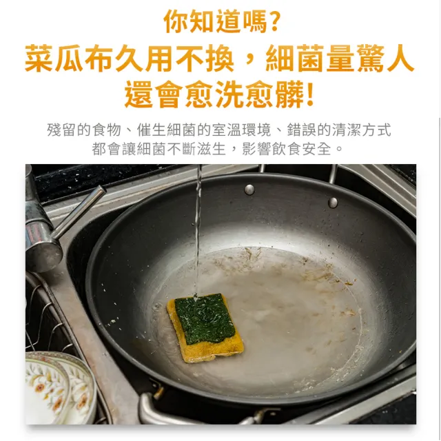 【3M】百利細緻餐具/茶杯專用菜瓜布5片裝(小黃)
