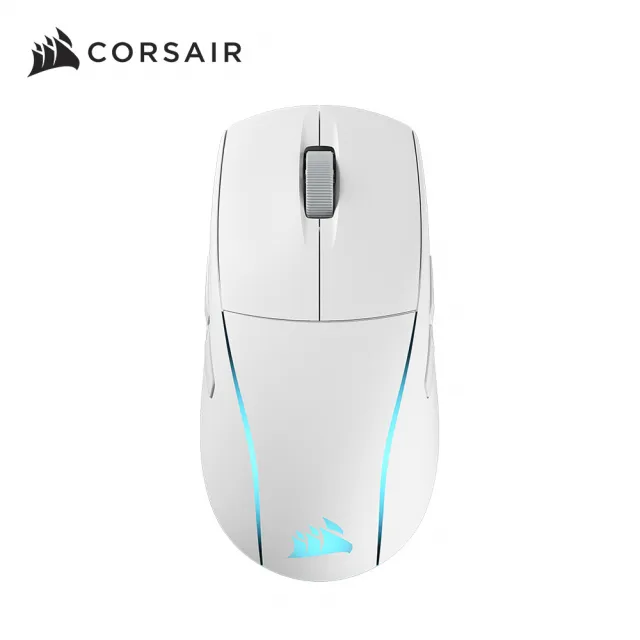 【CORSAIR 海盜船】M75 WIRELESS RGB無線三模電競滑鼠(白)