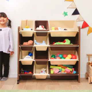 【IRIS】兒童玩具收納架 KTHR-412(兒童玩具/玩具收納/分層/書櫃/書架/收納櫃/層架/置物櫃/置物架)