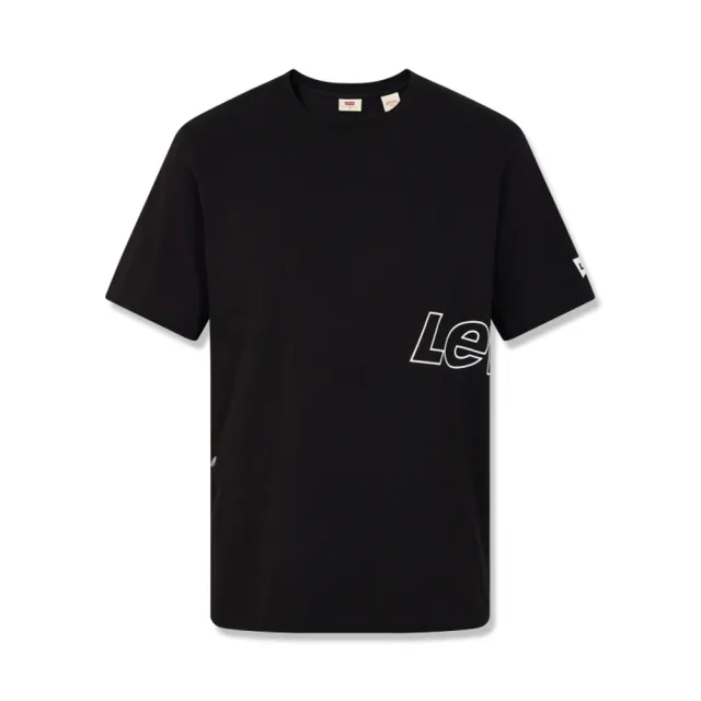 【LEVIS 官方旗艦】男女同款 側身LOGO短袖Tee / 190G舒適面料 熱賣單品 000S3-0000