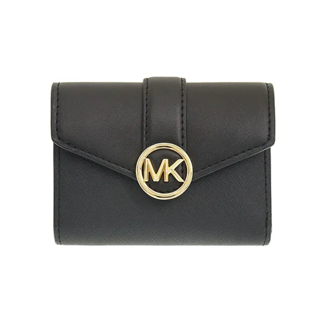 【Michael Kors】Carmen系列防刮皮革三折式中夾(35S2GNMF6L/35S2GNMF8B)