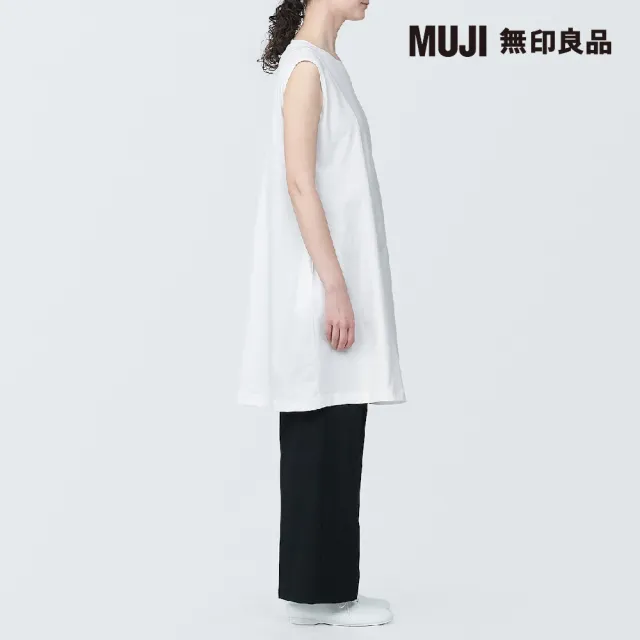 【MUJI 無印良品】女棉混天竺無袖洋裝(共3色)