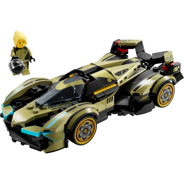 【LEGO 樂高】極速賽車系列 76923 Lamborghini Lambo V12 Vision GT Super Car(藍寶堅尼 跑車模型 禮物)