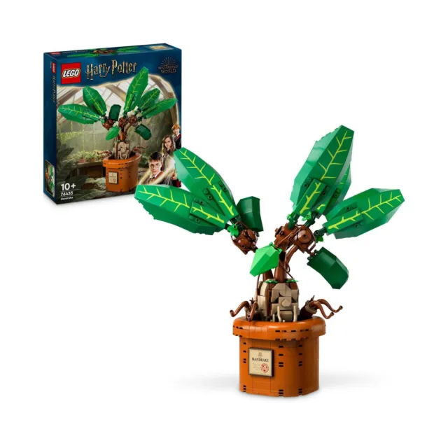 【LEGO 樂高】哈利波特系列 76433 魔蘋果(Mandrake 植物模型 禮物 DIY積木)