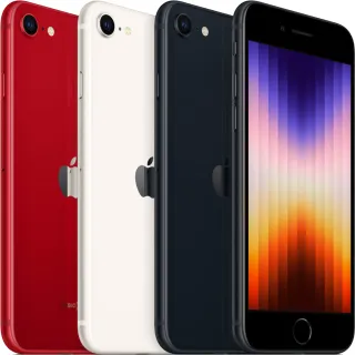 【Apple】A級福利品 iPhone SE3 128G 4.7吋(贈充電組+玻璃貼+保護殼)
