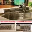 【MTSUI】日本製304不鏽鋼水槽瀝水架23cm(捲簾式設計)