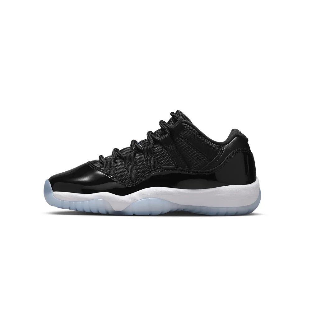 【NIKE 耐吉】Air Jordan 11 Low Space Jam GS 2024 經典復刻 冰底 黑白 籃球鞋 女鞋 大童 FV5121-004