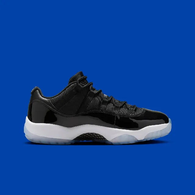 【NIKE 耐吉】Air Jordan 11 Low Space Jam GS 2024 經典復刻 冰底 黑白 籃球鞋 女鞋 大童 FV5121-004