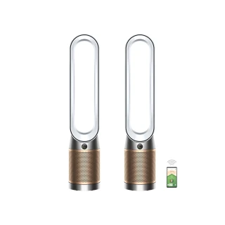 【dyson 戴森】TP09 Purifier Cool Formaldehyde 二合一甲醛偵測空氣清淨機循環風扇(白金色)二入組(超值組)