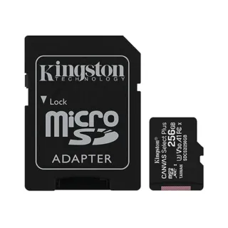 【Kingston 金士頓】【Kingston 金士頓】Canvas Select Plus microSD 256GB 記憶卡