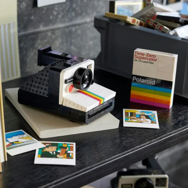 【LEGO 樂高】Ideas 21345 Polaroid OneStep SX-70 相機(拍立得 相機模型 禮物 DIY)