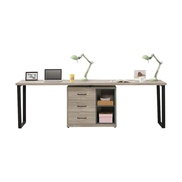 【BODEN】凱德5.9尺工業風多功能L型伸縮書桌/工作桌/辦公桌(D款)