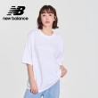 【NEW BALANCE】NB 寬鬆棉質短袖上衣_女性_白色_WT41555WT(美版 版型偏大)