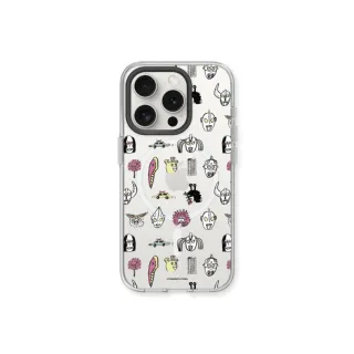 【RHINOSHIELD 犀牛盾】iPhone 15系列 Clear MagSafe兼容 磁吸透明手機殼/超人力霸王手繪圖鑑(超人力霸王)