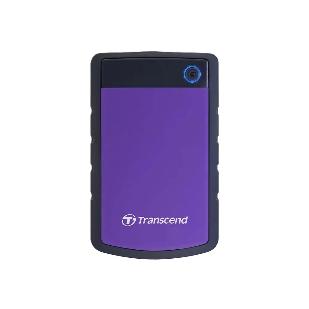 【Transcend 創見】StoreJet 25H3P 4TB USB3.1 2.5吋行動硬碟 紫色