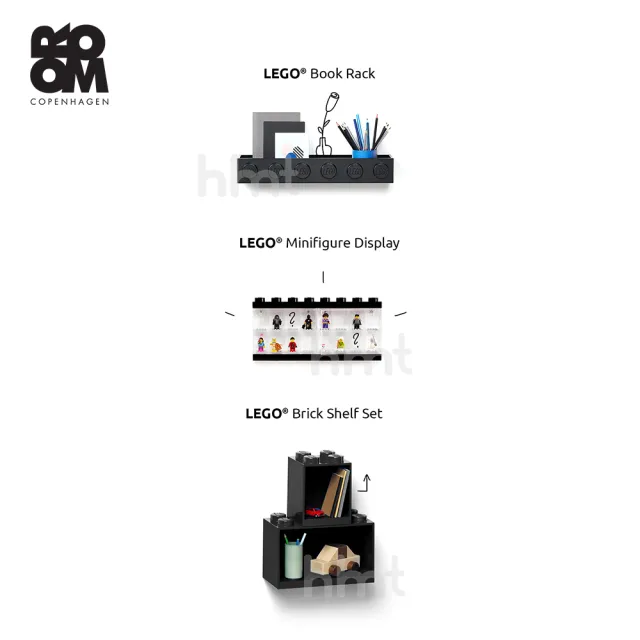 【Room Copenhagen】Room Copenhagen LEGO BOOK RACK 樂高壁掛書架(樂高正式授權商品)