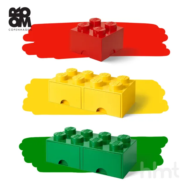 【Room Copenhagen】Room Copenhagen LEGO☆ Storage Brick 8樂高積木經典方塊八抽屜盒(樂高收納盒)