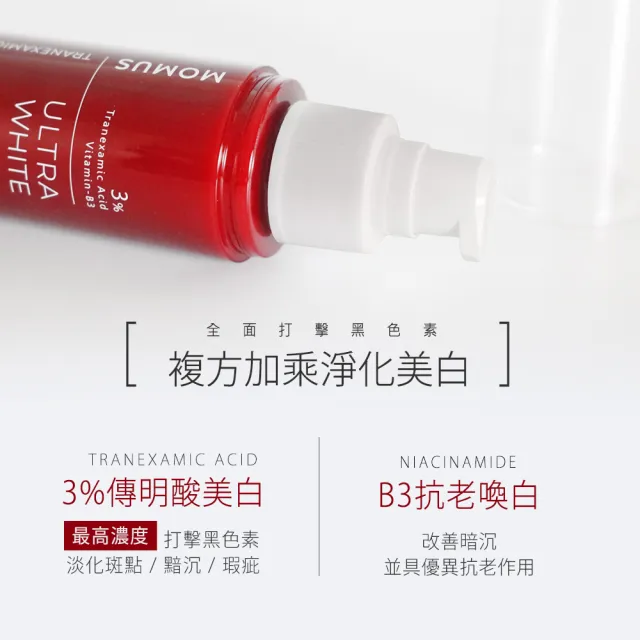【MOMUS】傳明酸淨透美白乳液(100ml)
