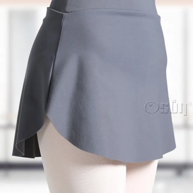【Osun】外搭側開岔三分短裙舞裙-2入組(顏色任選/CE302)