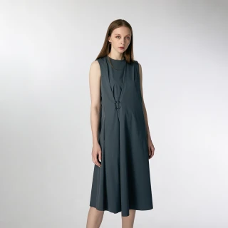 【giordano ladies】24SS_銀圈設計連衣裙(02464014)