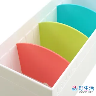 【GOOD LIFE 品好生活】日本製 LEAD 3分格收納盒（白色）(日本直送 均一價)