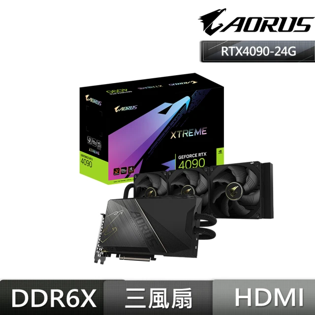 【GIGABYTE 技嘉】技嘉 GV-N4090AORUSX W-24GD+技嘉 Z790 AORUS MASTER X(組合7-1)