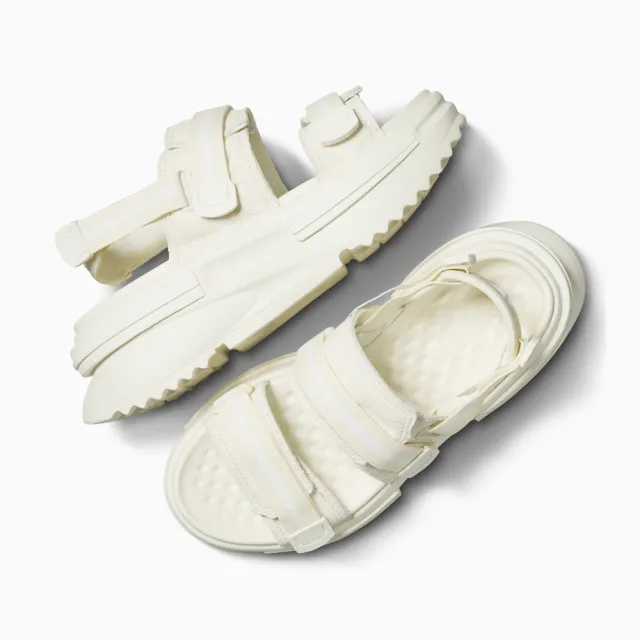 【CONVERSE】RUN STAR UTILITY SANDAL CX SLIP 涼鞋 厚底 女鞋 米白色 增高 中性碼(A06481C ∞)