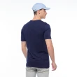 【NAUTICA】男裝 簡約品牌LOGO旗語圖騰短袖T恤(深藍)
