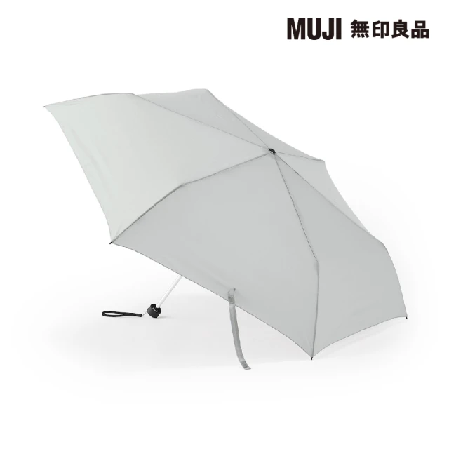 【MUJI 無印良品】聚酯纖維晴雨兩用折傘(共3色)