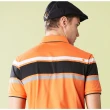 【Jack Nicklaus 金熊】GOLF男款胸前口袋吸濕排汗POLO衫/高爾夫球衫(橘色)