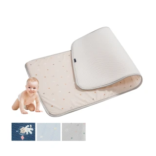 【GIO Pillow】中床 60×120cm 超透氣排汗嬰兒床墊 M號(透氣床墊 可水洗床墊 新舊包裝隨機出貨)