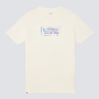 【VANS 官方旗艦】Logo 女款米白色短袖T恤