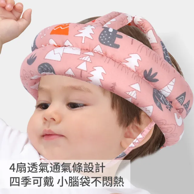 【Babily】護頭寶寶防摔帽(透氣學步安全帽)