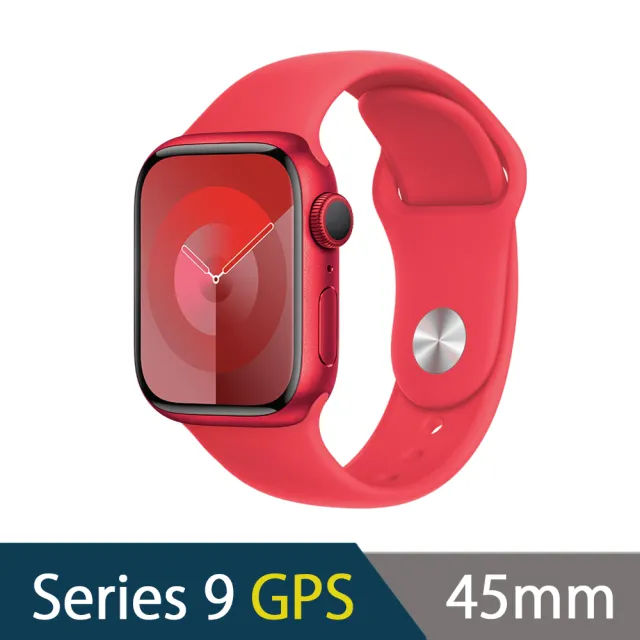 充電支架組【Apple】Apple Watch S9 GPS 45mm(鋁金屬錶殼搭配運動型錶帶)