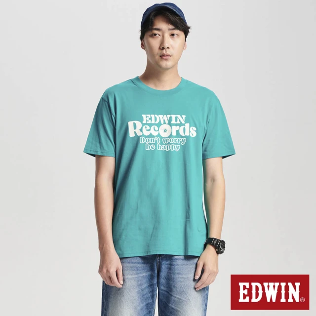 EDWIN 男裝 外星人DJ短袖T恤(土耳其藍)